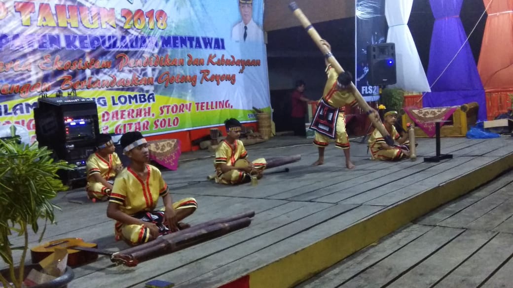 FLS2N 2018 Wujudkan Generasi Mentawai Berjiwa Seni