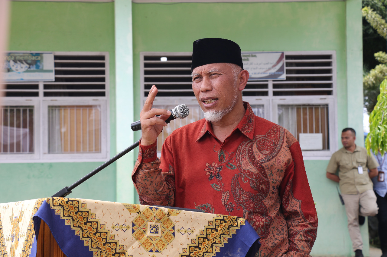 Gubernur Sumbar Tantang Lulusan SMK PP Padang Mangateh Ciptakan Lapangan Kerja