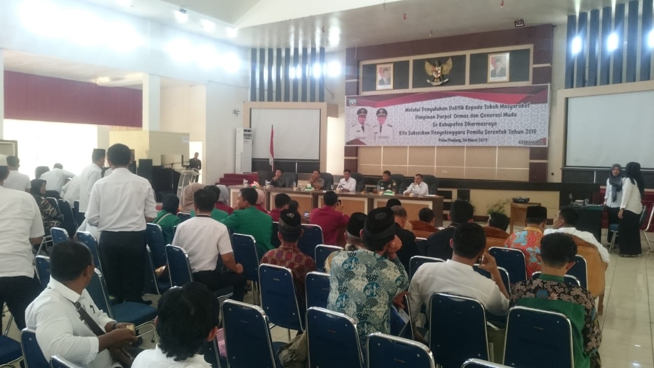 Kesbangpol Dharmasraya Gelar Penyuluhan Politik bagi Masyarakat