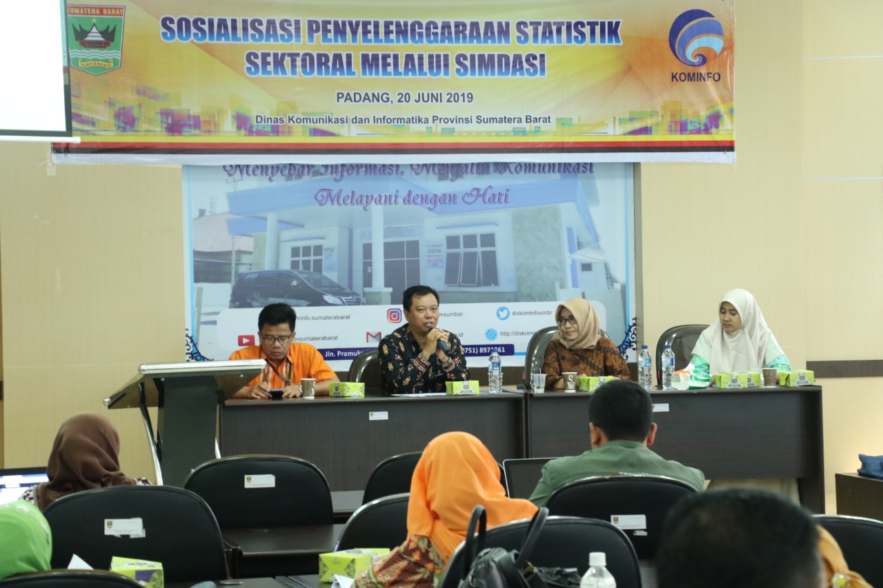 Menuju Revolusi Industri 4.0, Diskominfo Sumbar Gelar Sosialisasi Simdasi