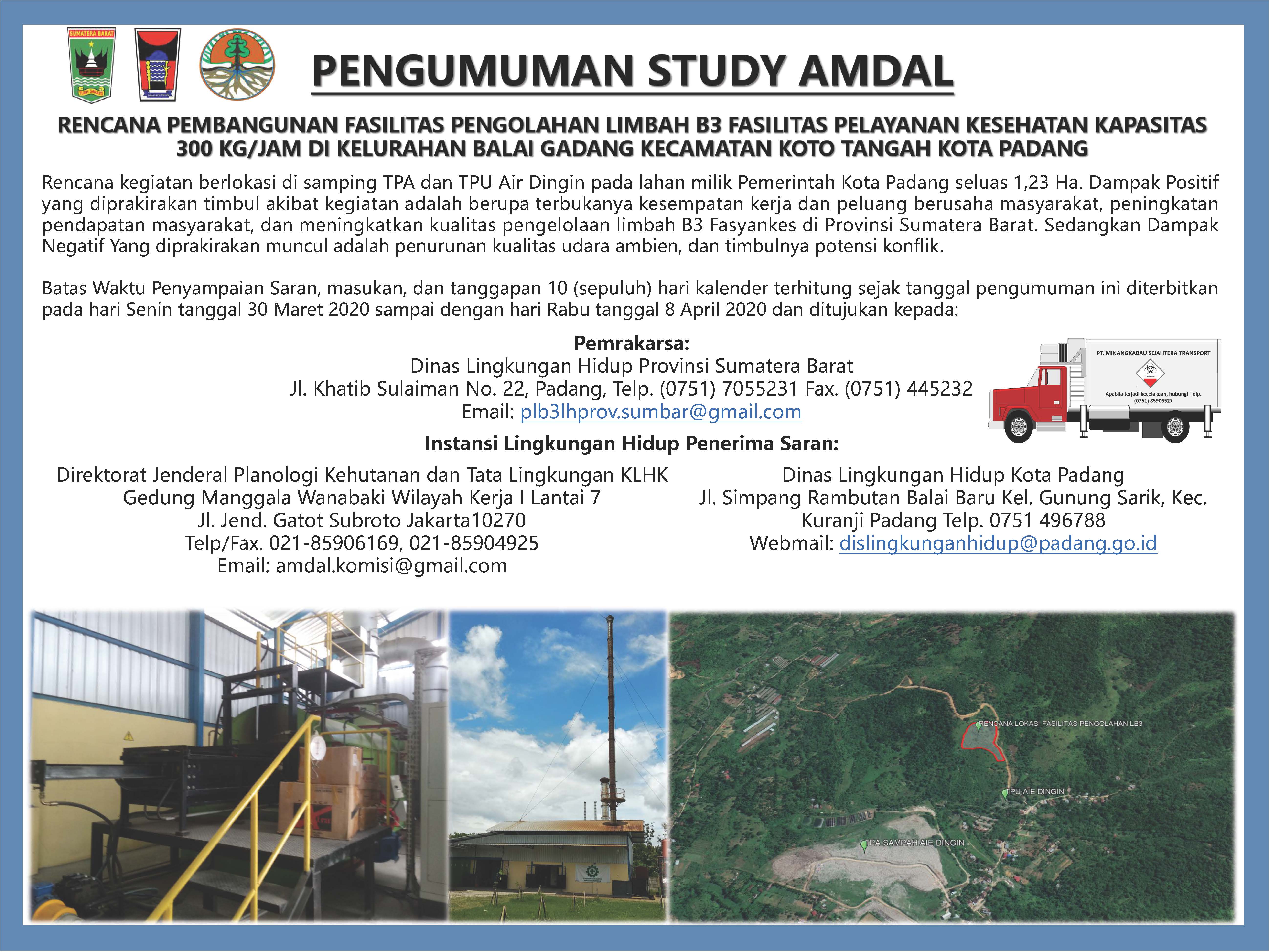 Pengumuman Study Amdal