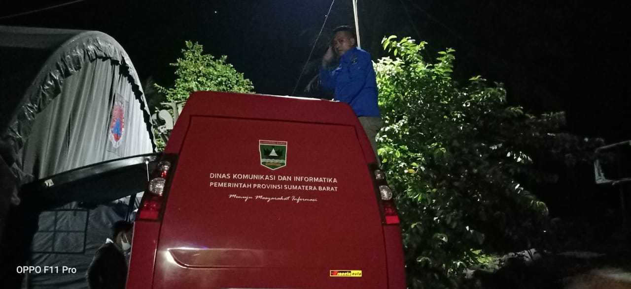 Diskominfo Sumbar Lakukan Peninjauan Mobil MCAP di Perbatasan Solok Selatan-Jambi