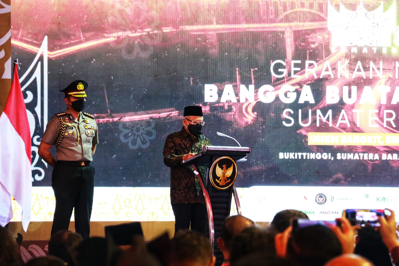 Wapres Ma'ruf Amin Puji Komitmen Pemprov Sumbar