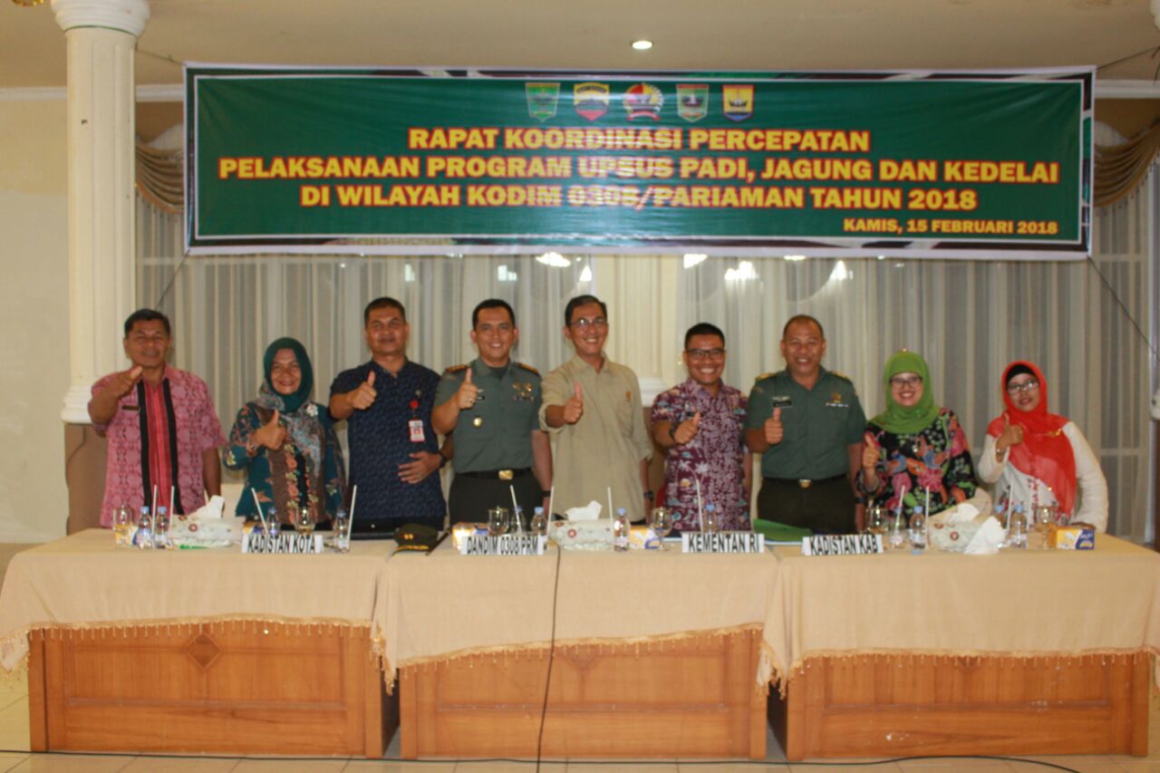 Rakor UPSUS Percepatan PAJALELE