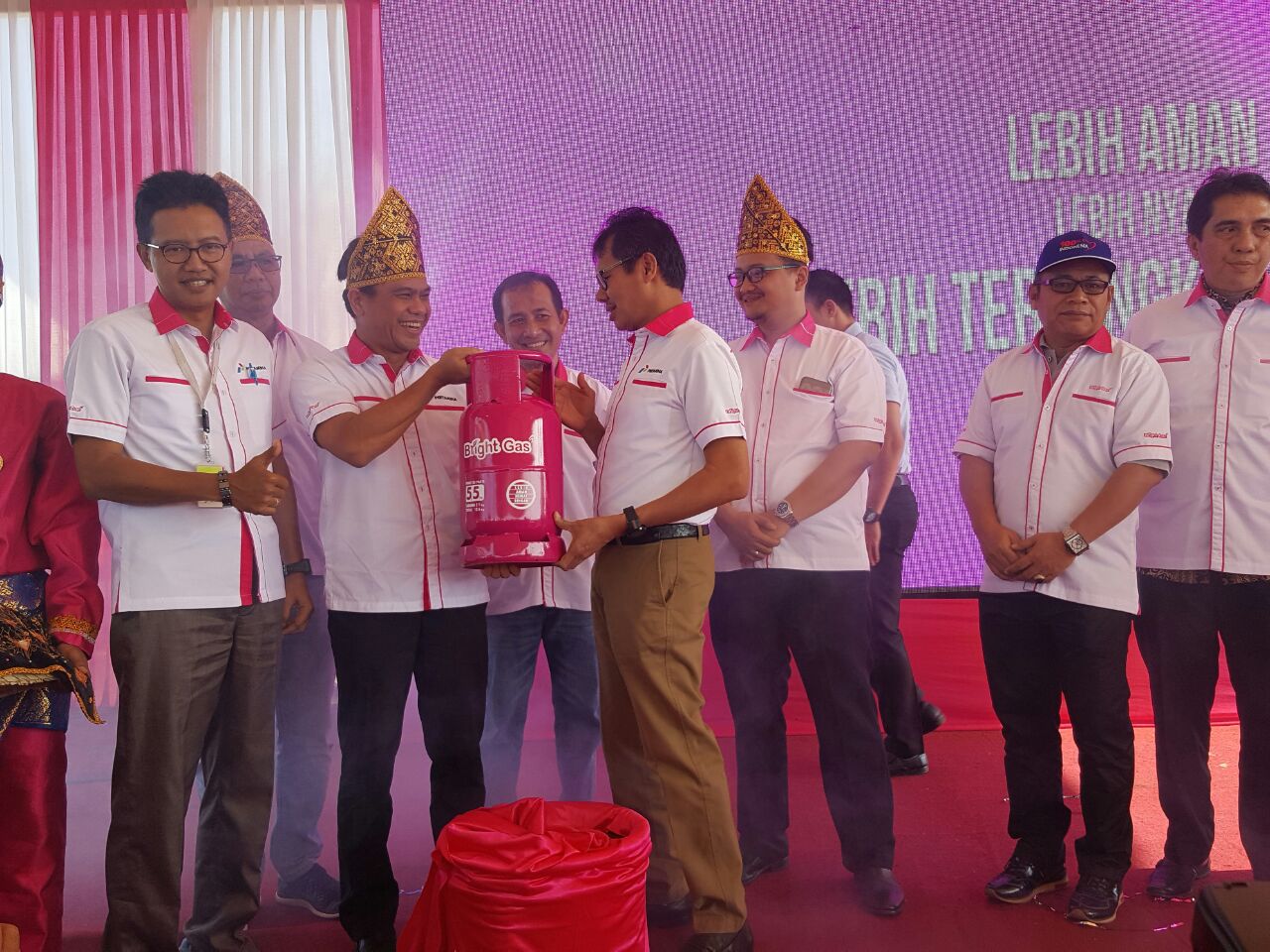 Pertamina Luncurkan Varian Produk&Acirc;&nbsp;Elpiji&Acirc;&nbsp;Bright Gas 5,5 kg di Sumatera Barat