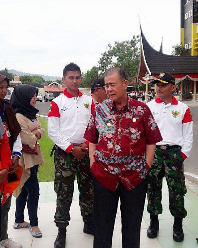Wagub Sumbar Tinjau Latihan PASKIBRA