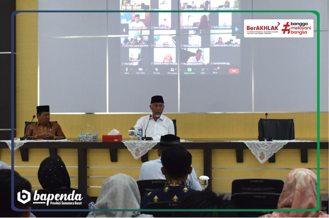 Gubernur Sumbar Kunjungi Bapenda Sumbar dan BPKAD Sumbar saat Wirid Jumat pagi