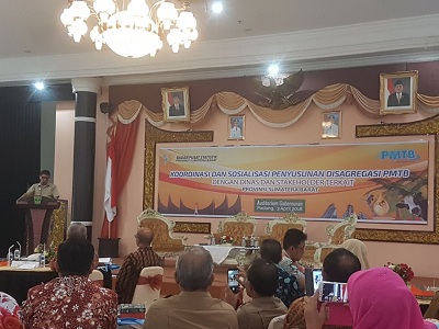 Koordinasi Dan Sosialisasi Penyusunan Disagregasi PMTB