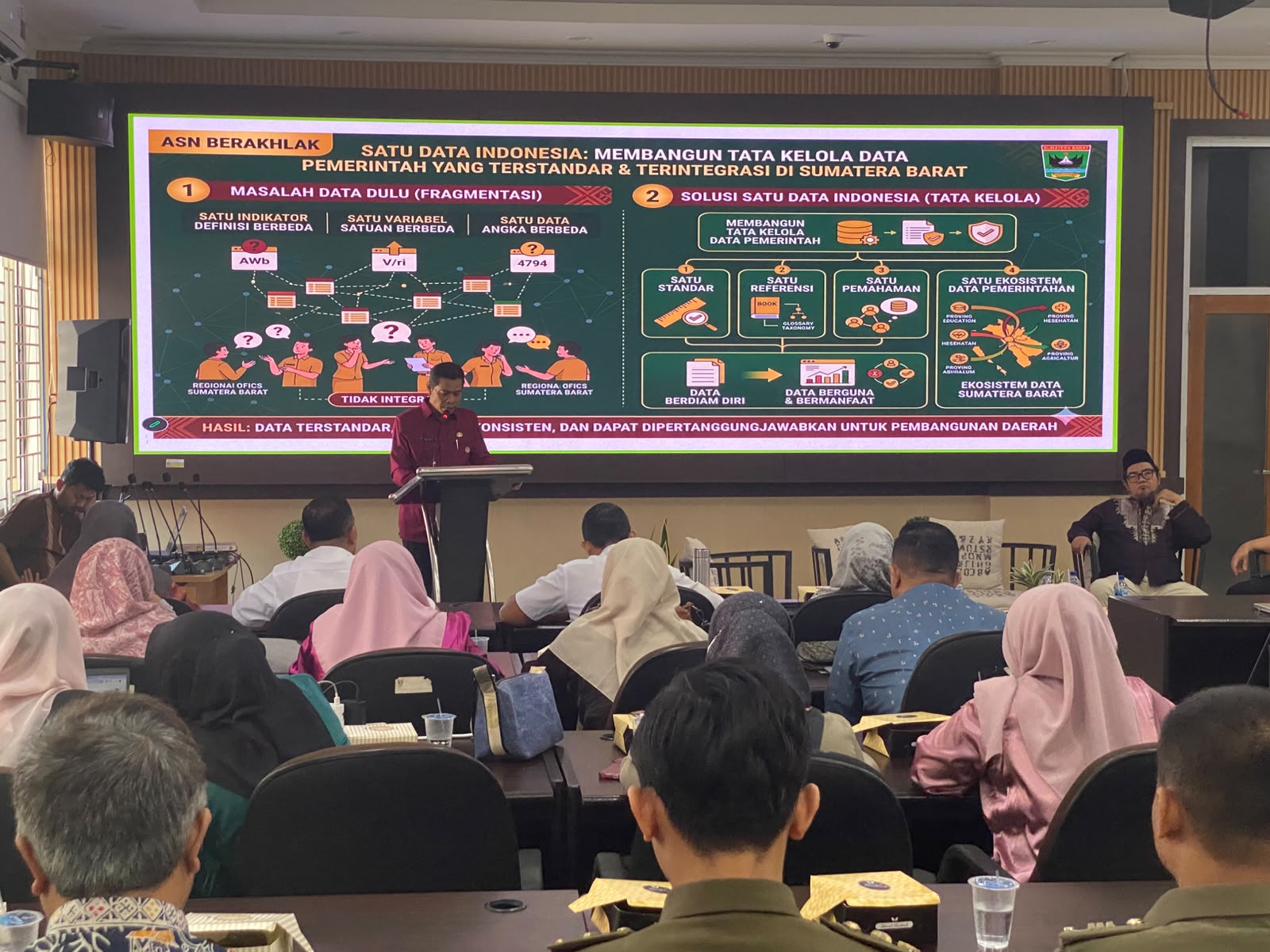Workshop Statistik Sektoral, Diskominfotik Sumbar Dorong Data Berkualitas untuk Kebijakan Pembangunan