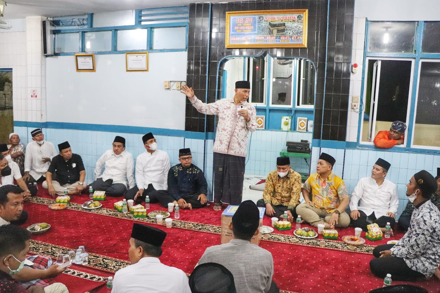 SAFARI RAMADAN GUBERNUR KE MASJID AL-MUBARAK, KEL. BATANG ARAU, PADANG