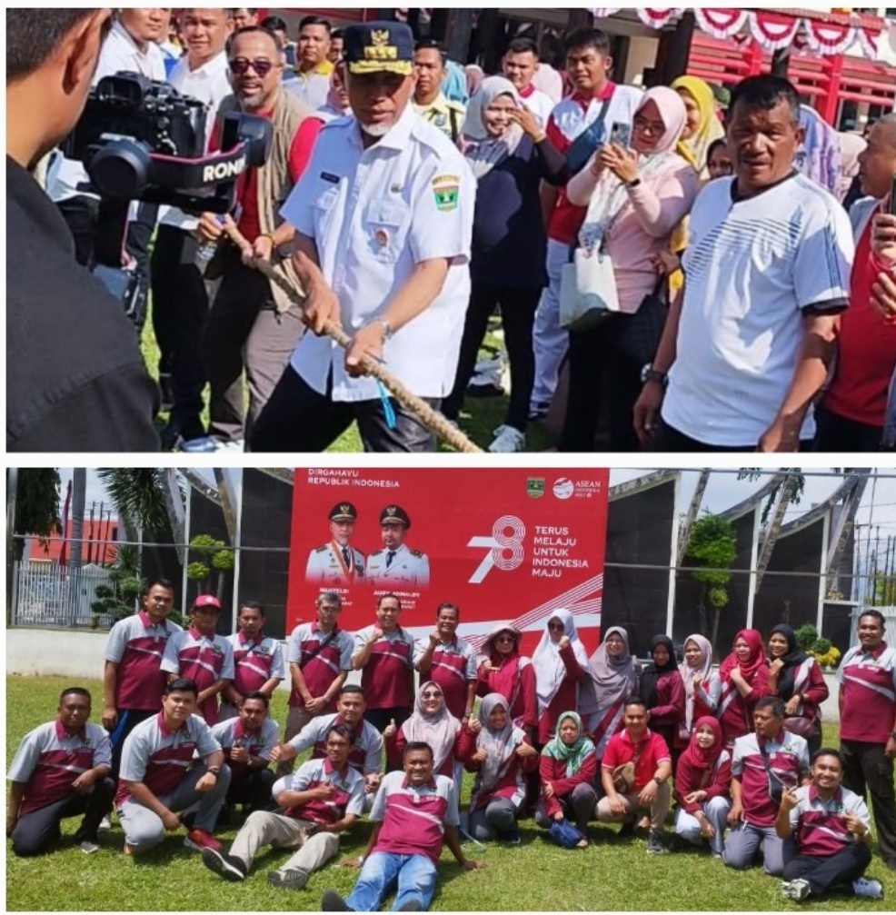 Dinas PMD Sumbar Tak Dapat Juara, Tapi Sukses Gelar Lomba Tarik Tambang Antar OPD
