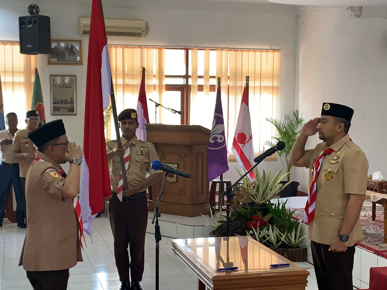 Lantik Mabicab dan Kwarcab Gerakan Pramuka 0304 Tanah Datar, Audy: Kekompakan Jadi Kunci Utama