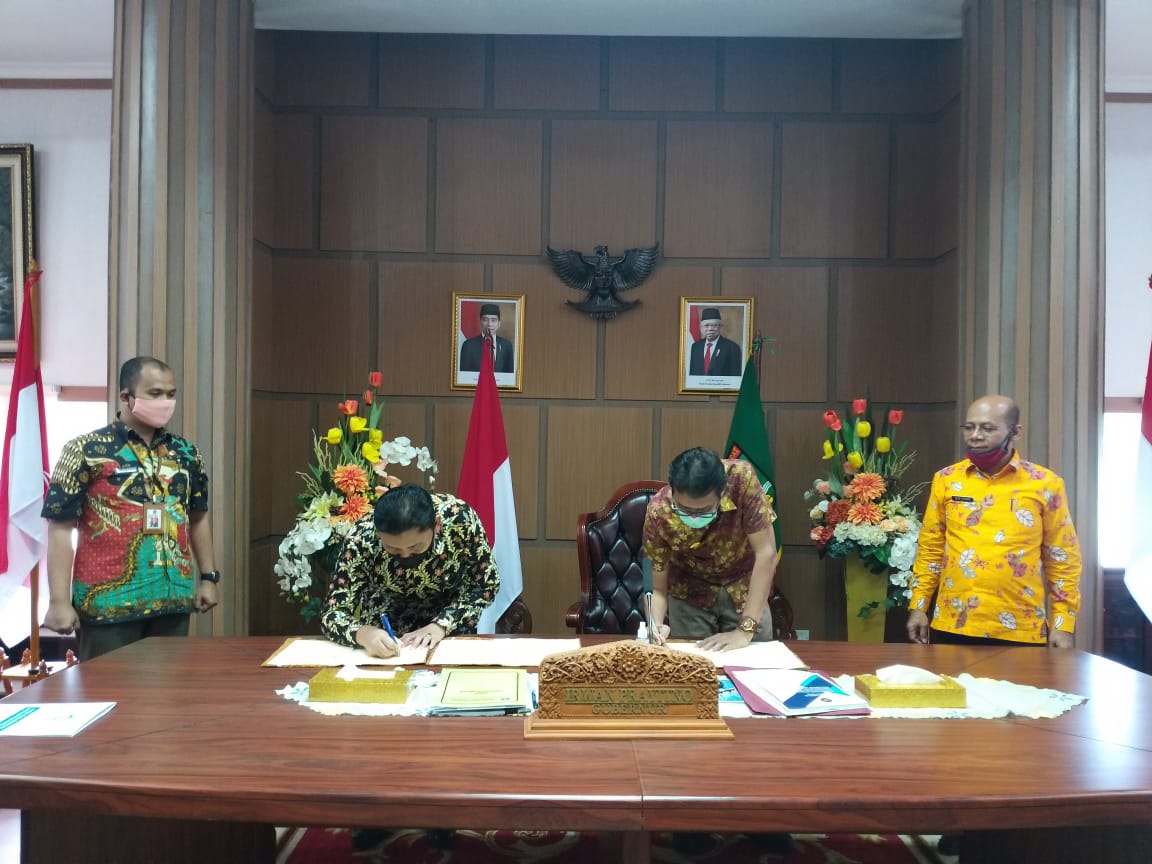 PENANDA TANGANAN NOTA KESEPAKATAN SI NERGI IMPLEMENTASI PUG DI SUMBAR