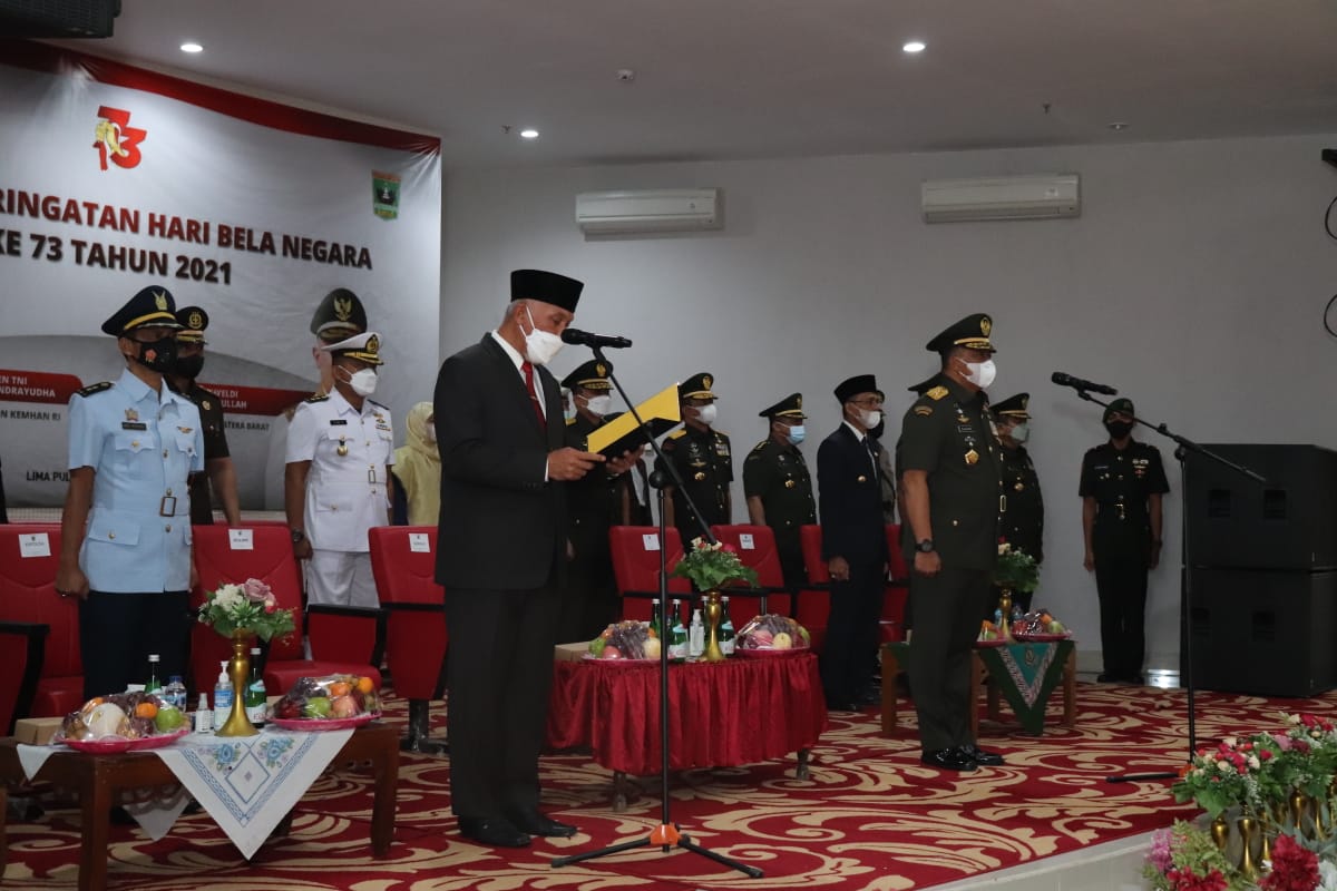 Diikuti ratusan peserta, upacara peringatan HBN ke 73 berlangsung khidmat