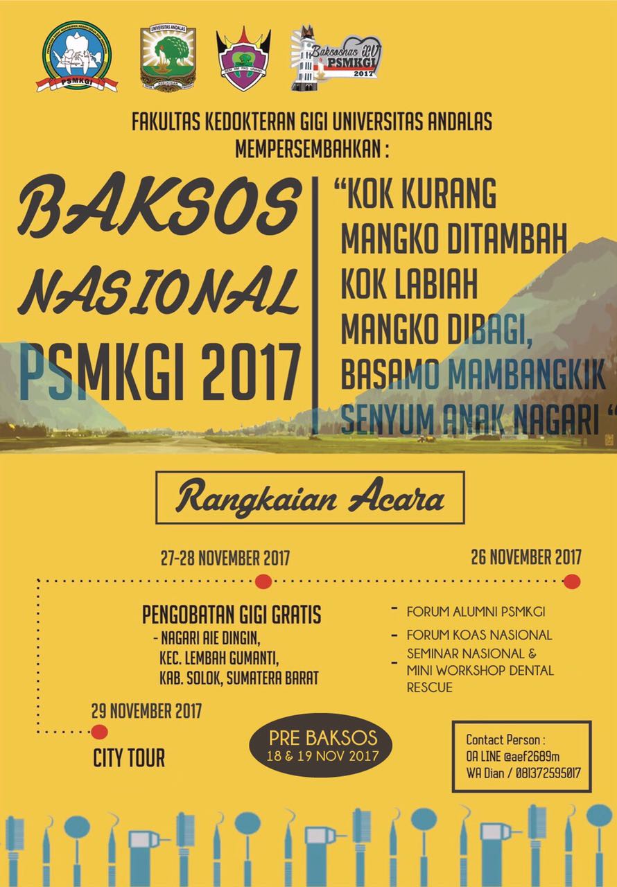 Baksos Nasional PSMKGI Unand 2017