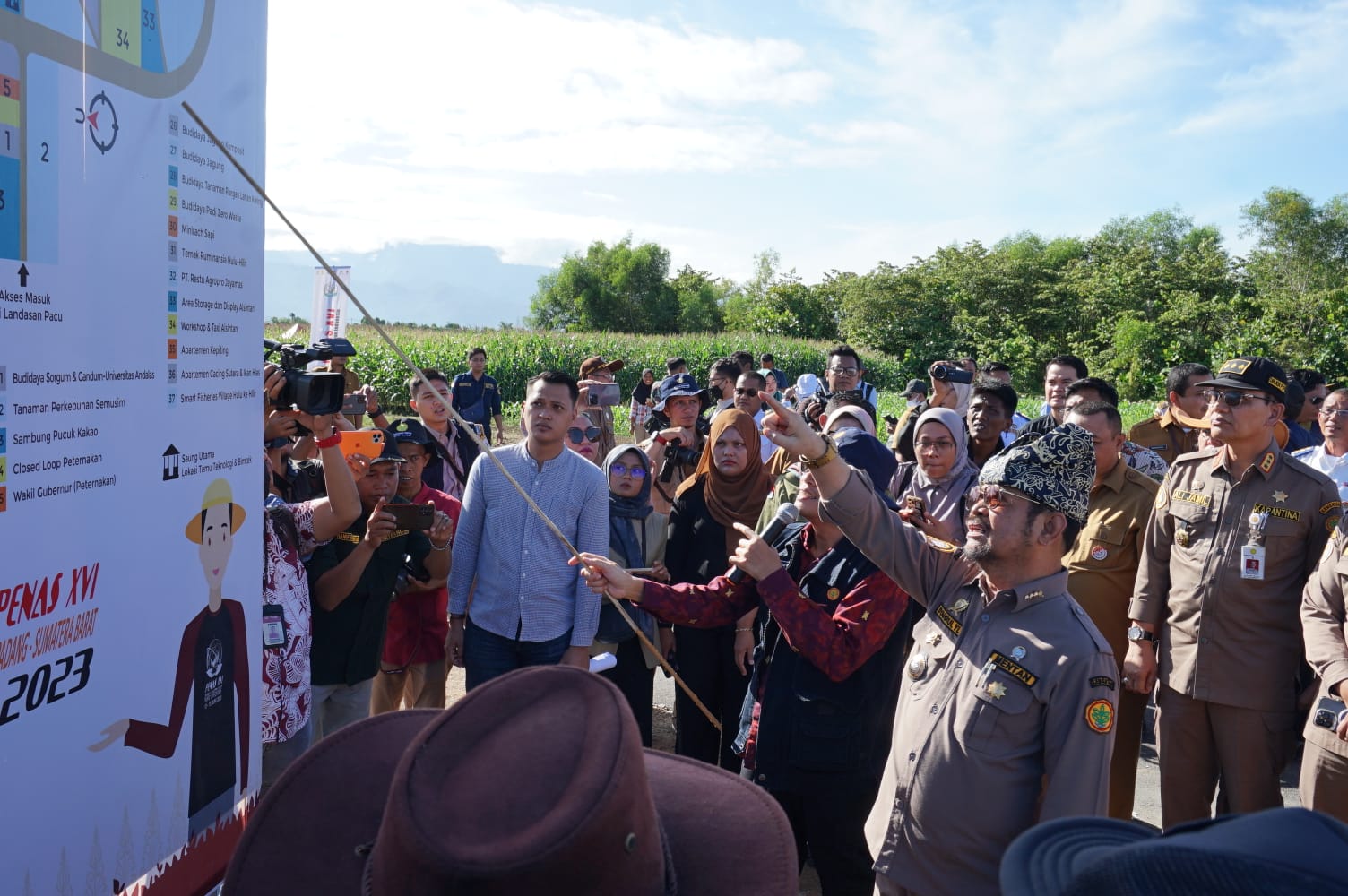 Menteri Pertanian Sebut Penas XVI Sumbar Momen Satukan Visi Ketahanan Pangan Nasional 