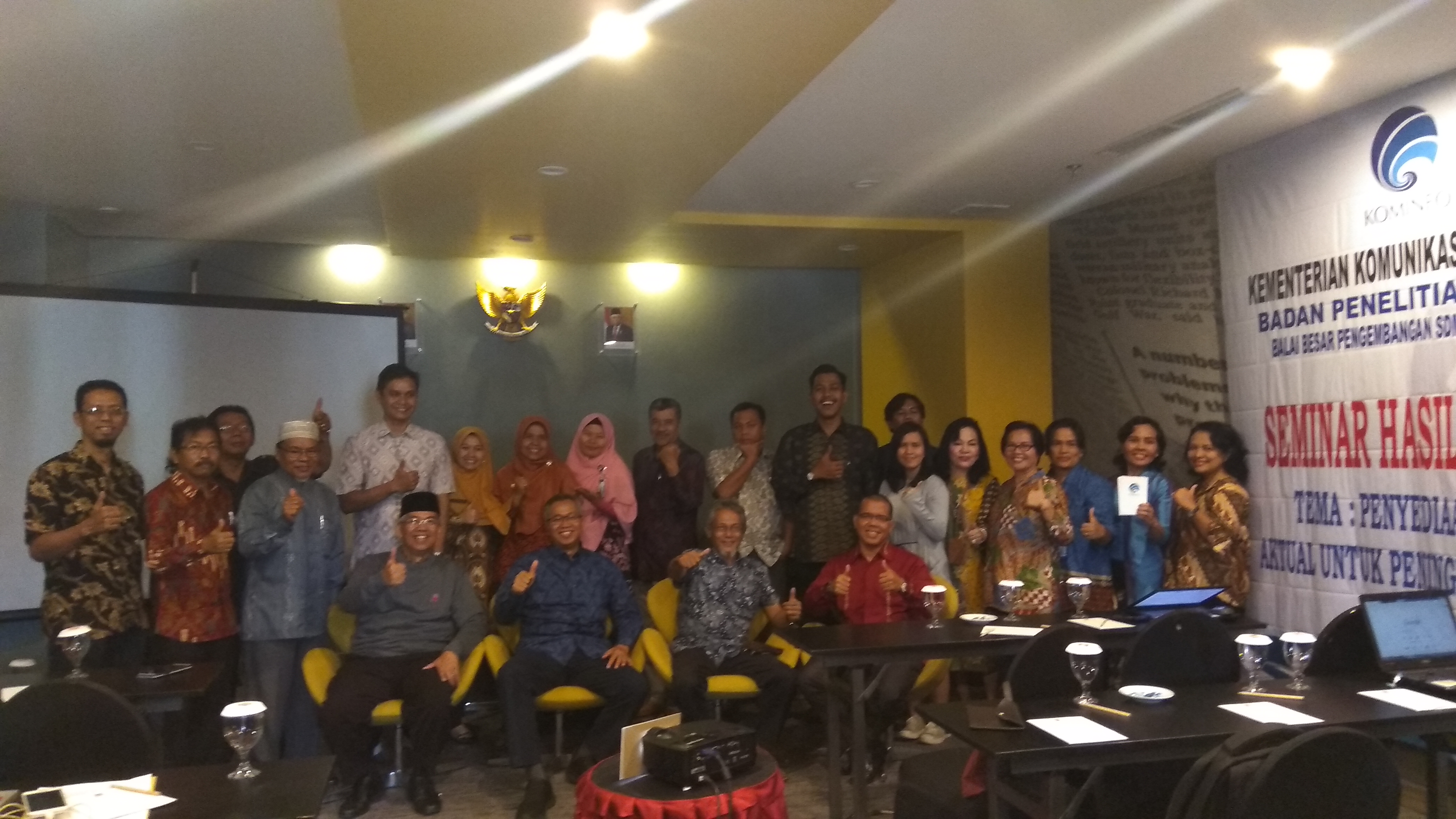 Badan Litbang Kementerian Kominfo RI, Gelar Seminar Hasil Penelitian Bidang Kominfo Tahun 2019 