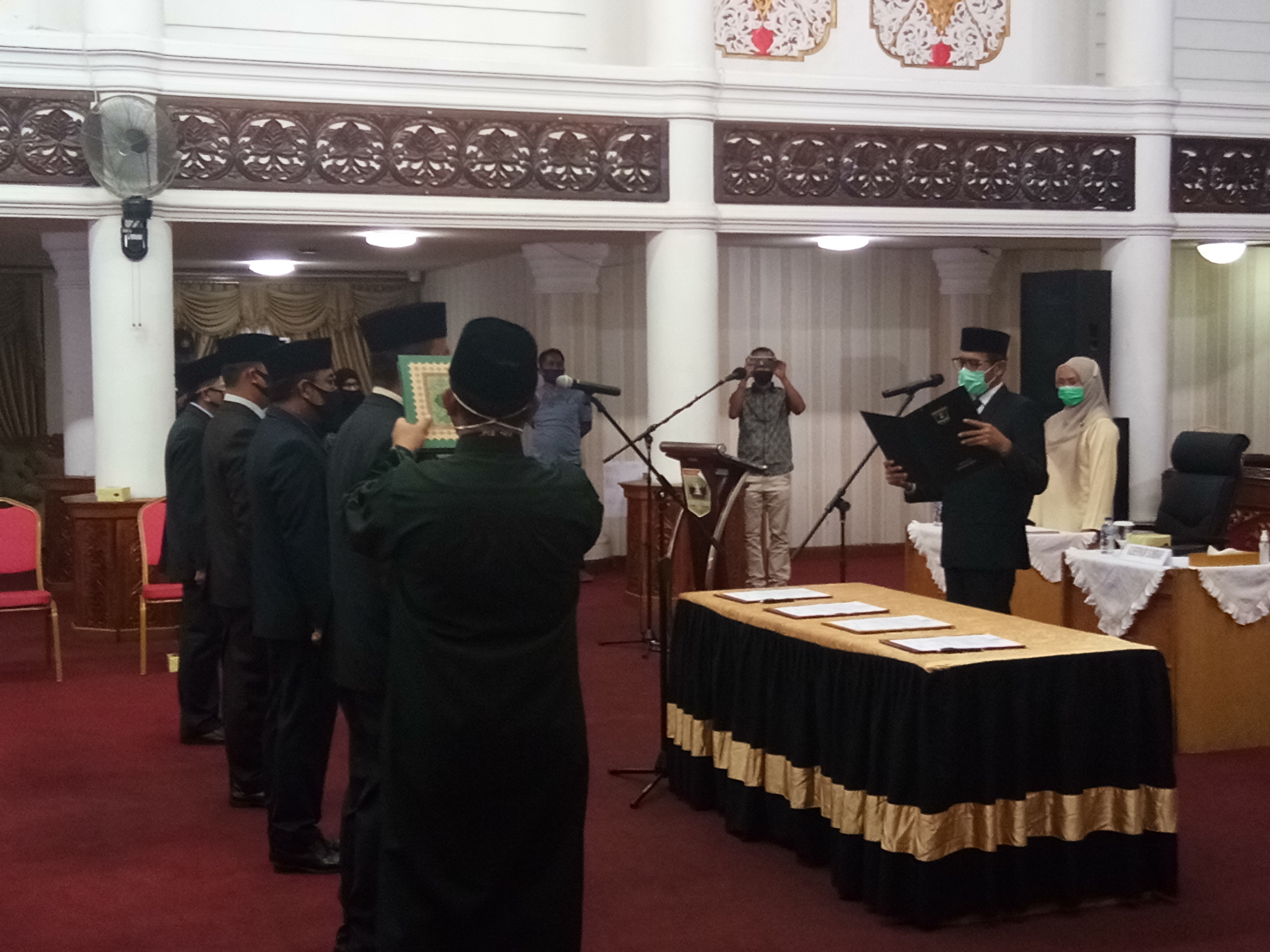Lantik 4 Pejabat Pimpinan Tinggi Pratama, Gubernur Irwan Prayitno: Jabatan itu Takdir!