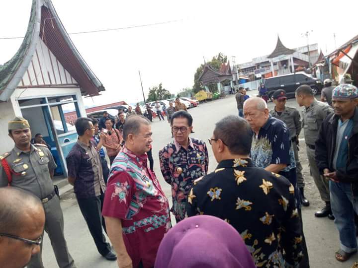 Wagub Nasrul Abit Tinjau Pasar Ateh Bukittinggi