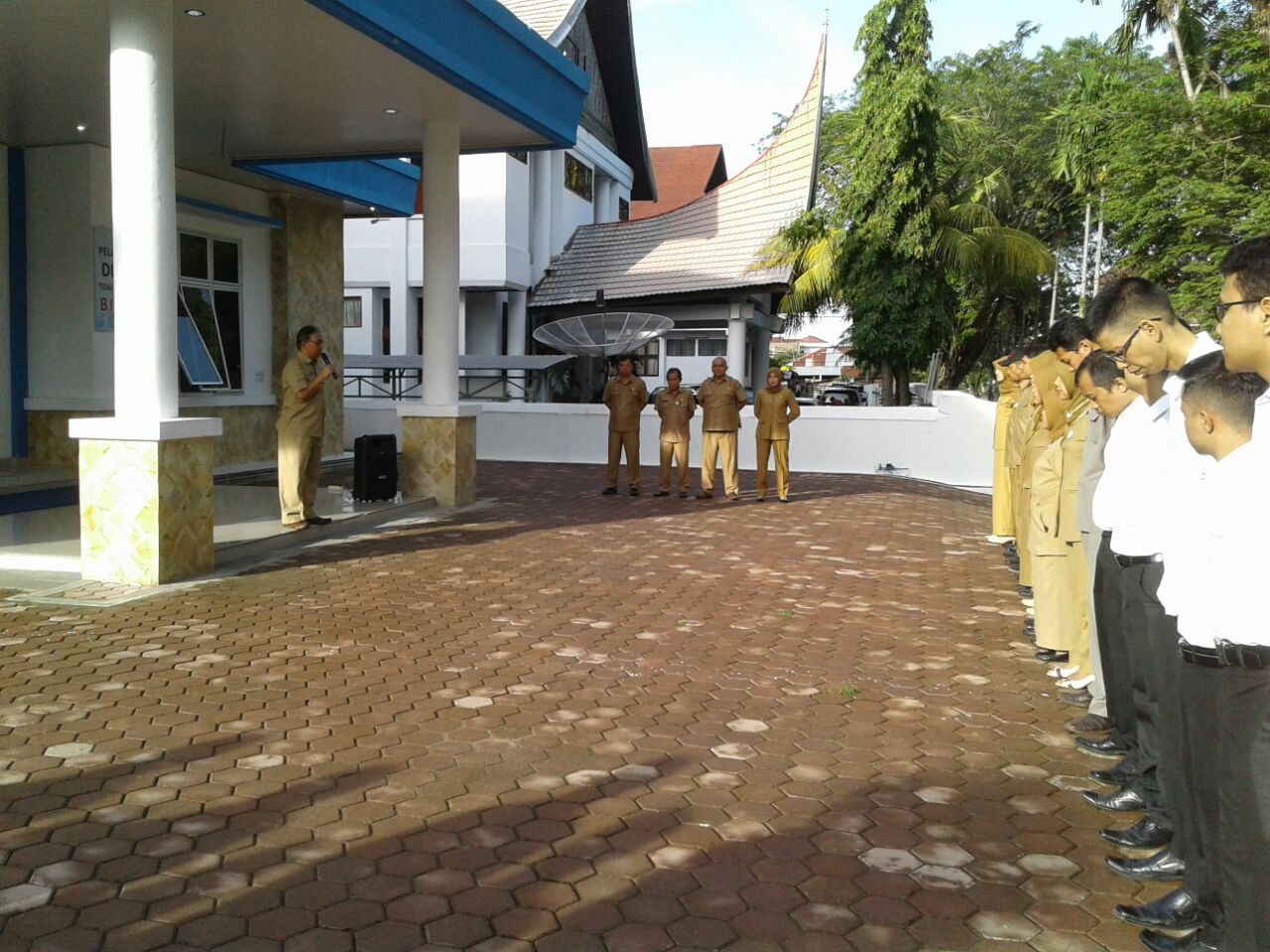 Apel Pagi Pertama Diskominfo Sumbar di Tahun 2018