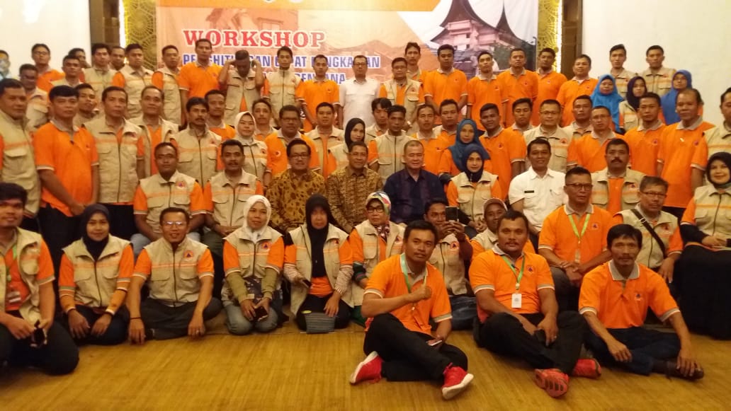 BPBD Provinsi Sumatera Barat Adakan Workshop Penghitungan Cepat Pengkajian Kebutuhan Pasca Bencana (JITU PASNA)