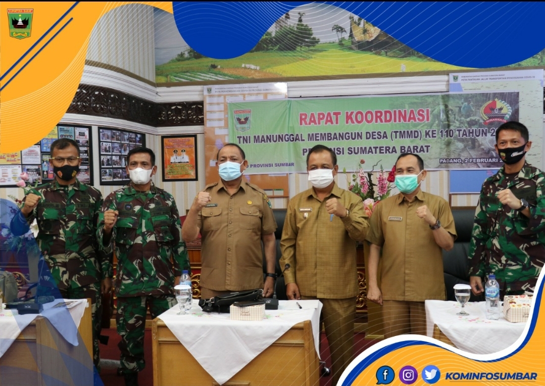 TMMD ke-110 Sumbar Tahun 2021 Dimulai