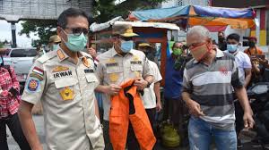 Gubernur Sumbar Lakukan Razia Masker