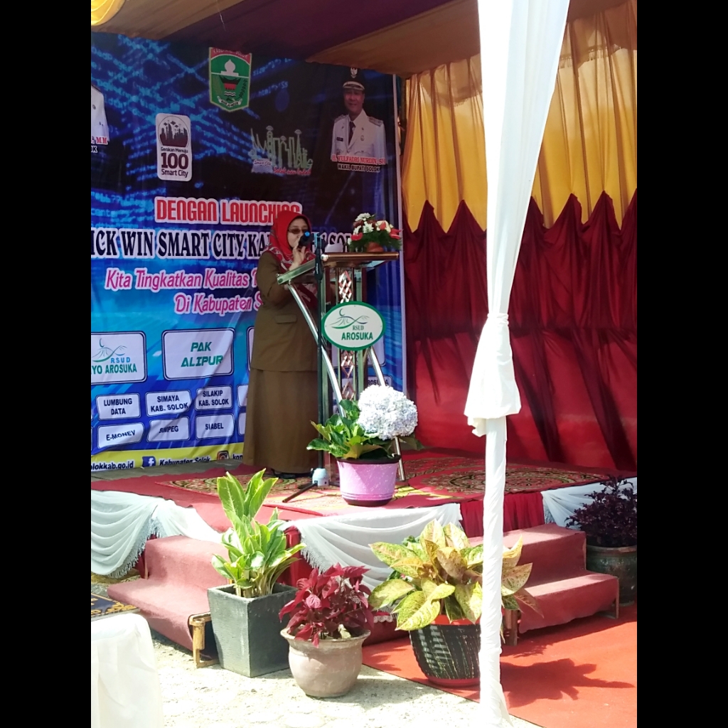 Kabupaten Solok Launching Quick Win Smart City