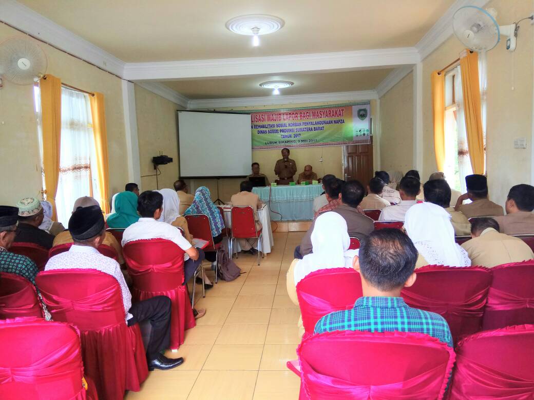 SOSIALISASI WAJIB LAPOR BAGI MASYARAKAT