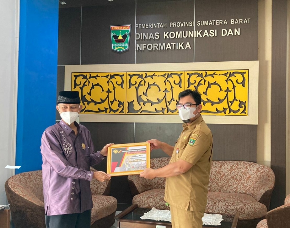 Tuanku Bosa ke- XV Kabuntaran Talu Ucapkan Terima Kasih kepada Dinas Kominfotik Sumbar