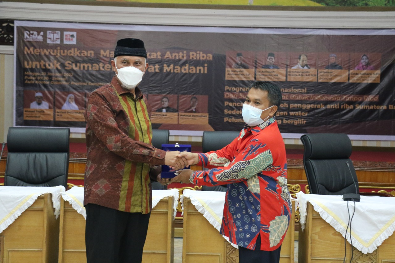 Wujudkan Sumbar Anti Riba, Buya Mahyeldi Peringati Hari Indonesia Tanpa Riba
