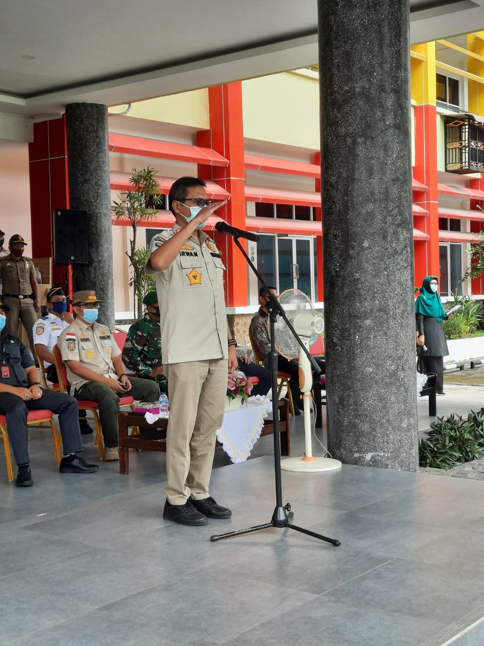 Apel Gabungan Pasukan Penegakan Hukum Perda AKB