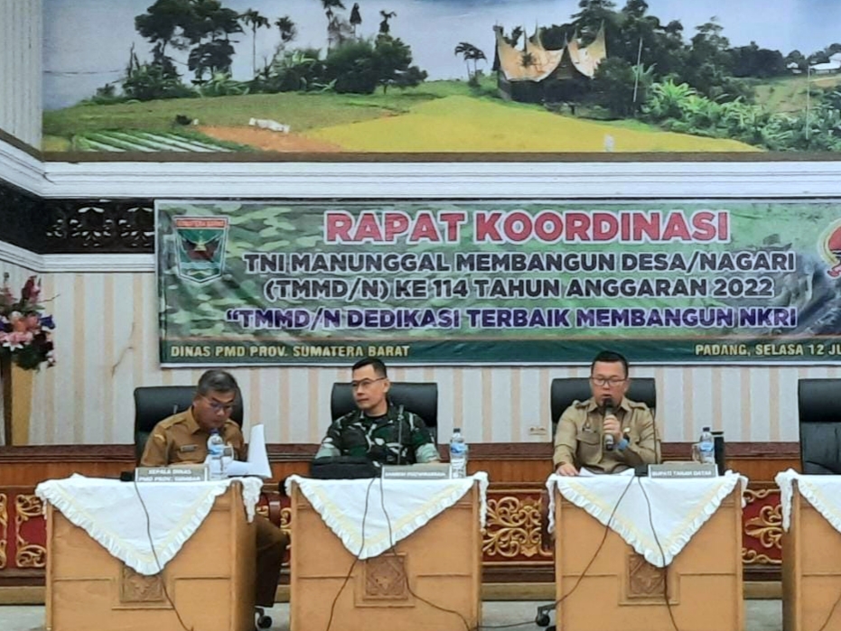 TMMD/N ke-114 Tahun 2022 Sasar Peningkatkan Akses Pertanian Nagari Batu Bulek