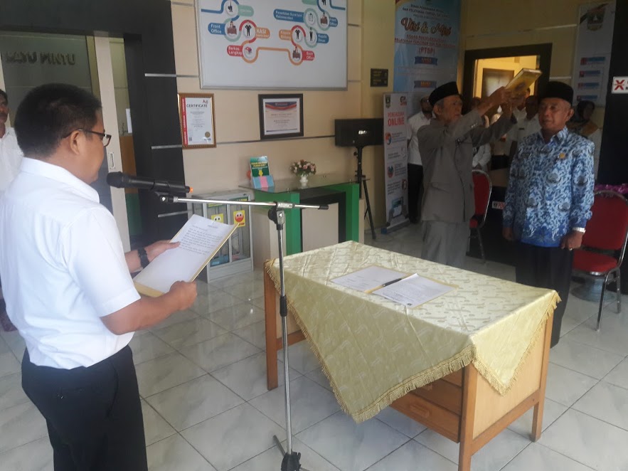Pelatikan Pejabat Eselon III pada DPM&PTSP Prov. Sumbar dilaksanakan hari ini