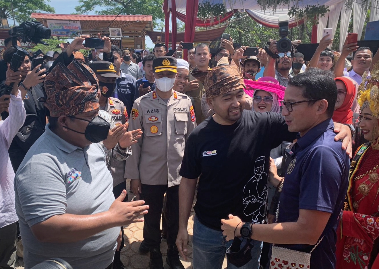 Sandiaga Uno Kunjungi Green Talao Park, Desa Wisata Terbaik Padang Pariaman    