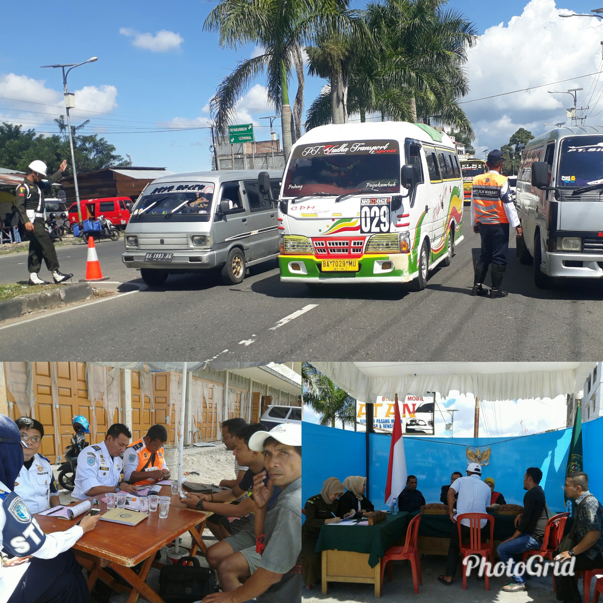 RAZIA GABUNGAN POLA SIDANG DITEMPAT