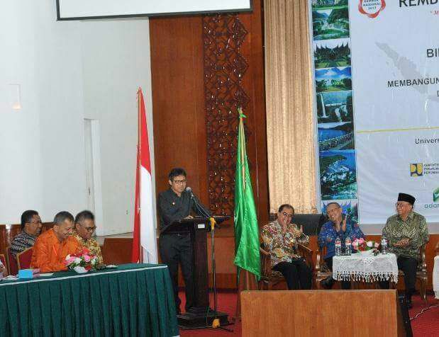 Gubernur Sumbar Buka Rembuk Nasional ke 11