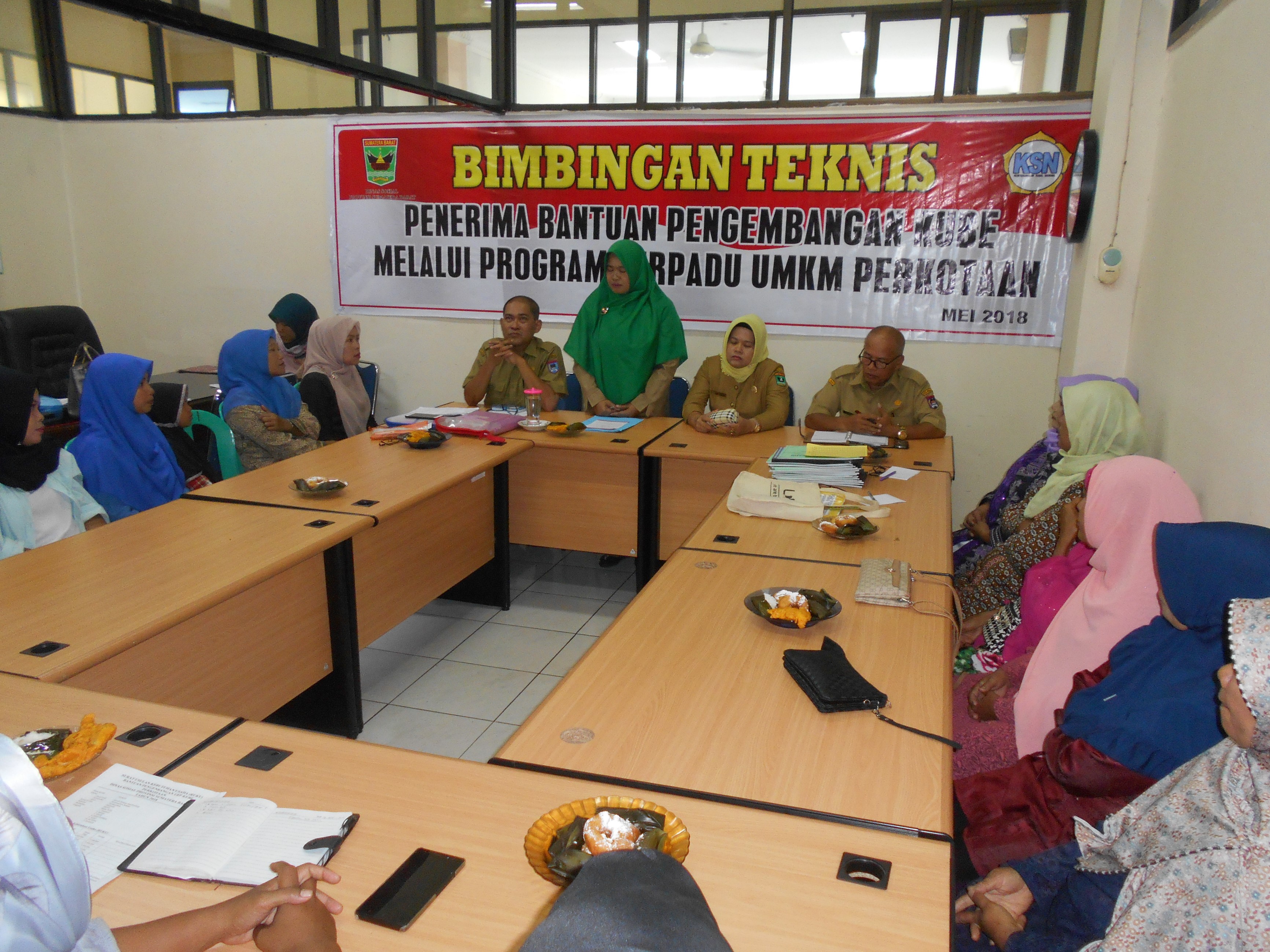 Bimtek Penerima Bantuan Pengembangan KUBE melalui Program terpadu UMKM Perkotaan