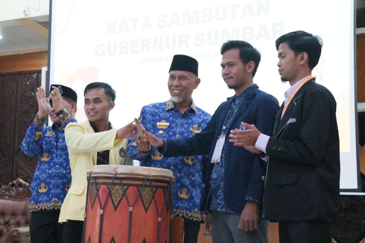 Buka Rakernas BEM SI Ke-15, Gubernur Mahyeldi: Perlu Pondasi Kuat Wujudkan Generasi Emas Indonesia