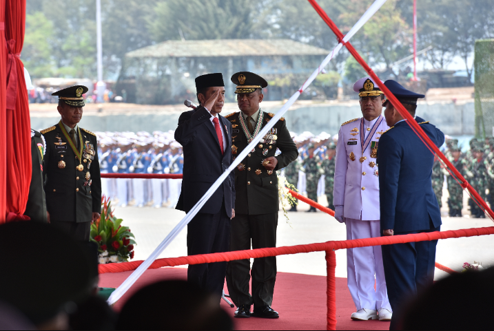 Presiden Jokowi: Terima Kasih Atas Komitmen, Profesionalisme, dan Dedikasi TNI