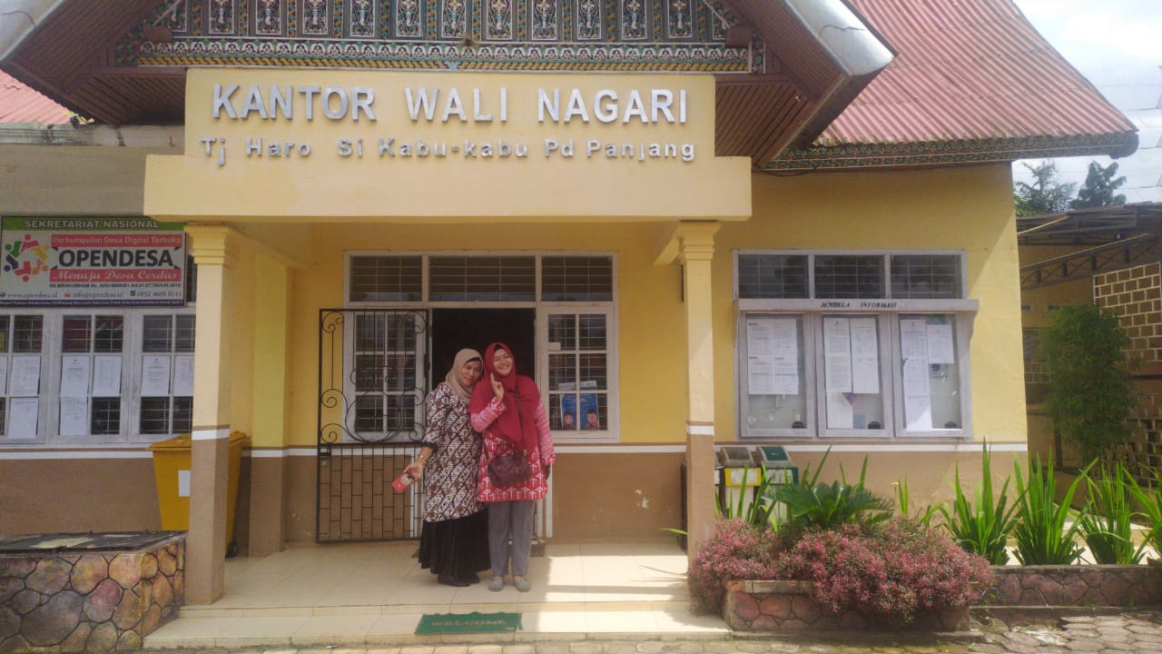 Kunjungan Lapangan ke Nagari Tanjuang Haro Sikabu-kabu Padang Panjang  Kab Lima Puluh Kota 
