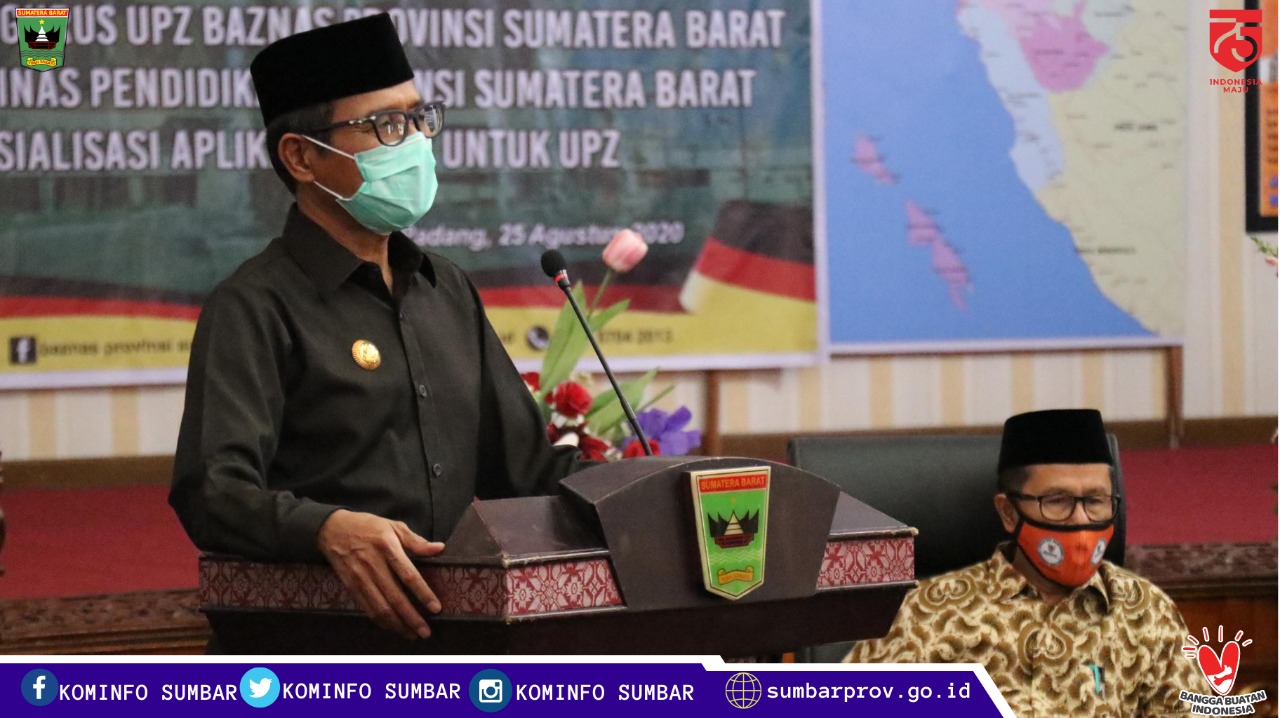 Gubernur Sumbar Pastikan ASN Pemprov Sumbar Semuanya Berzakat
