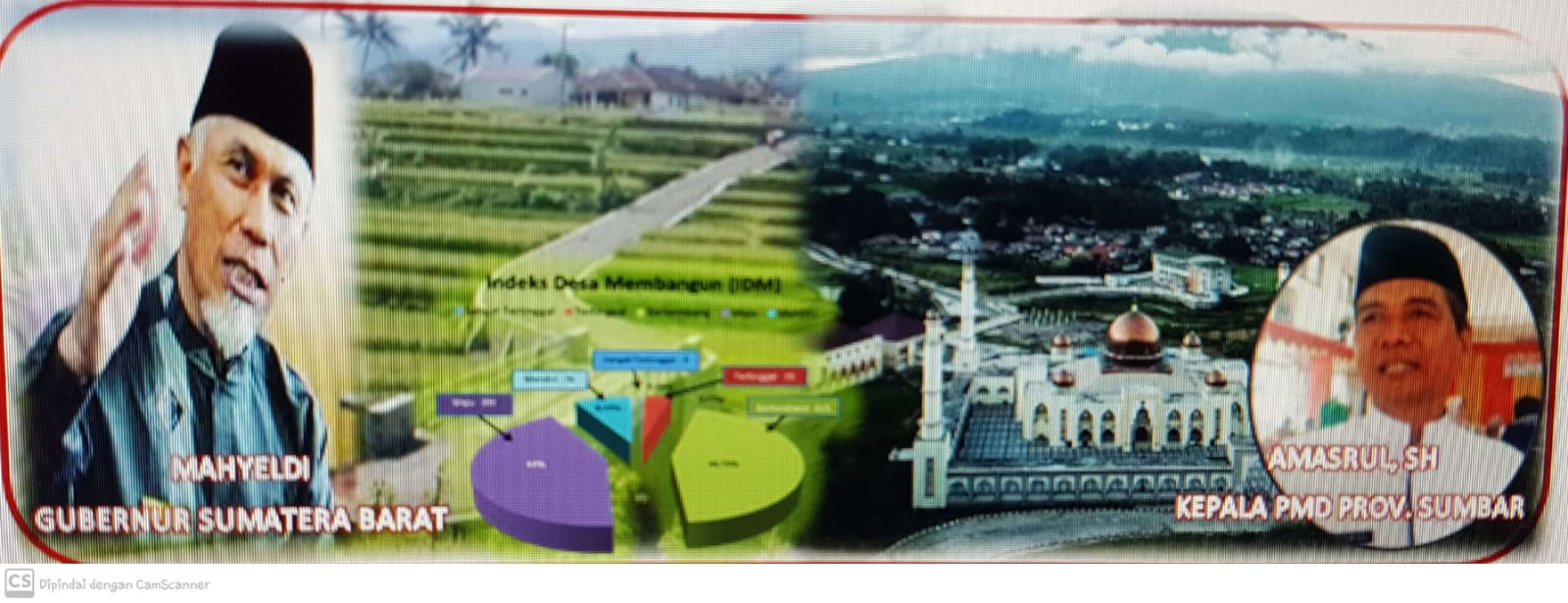 SUMATERA BARAT PROVINSI KATEGORI “MAJU”, URUTAN  5 NASIONAL, SESUAI KLASIFIKASI PERKEMBANGAN DESA BERDASARKAN                         INDEK DESA MEMBANGUN (IDM) 