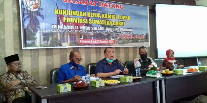 Komisi I DPRD Sumbar Apresiasi Nagari Sitapa