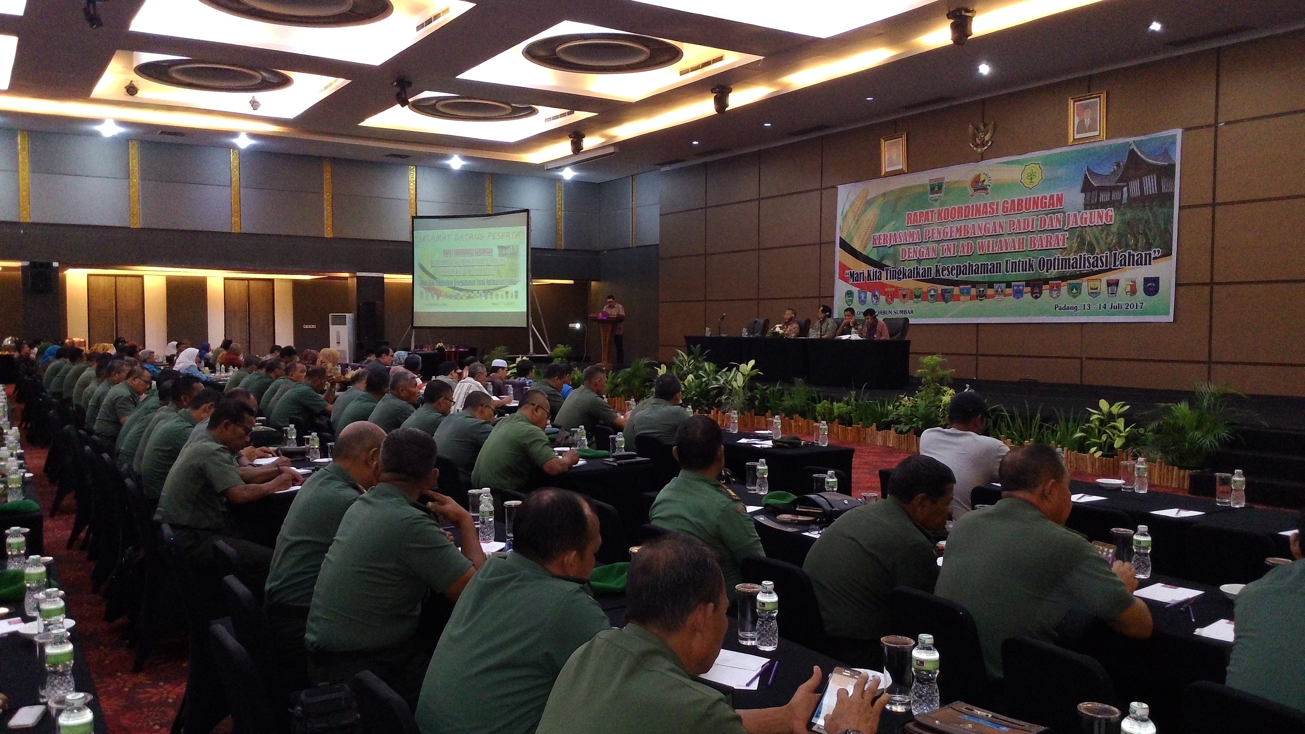 Rakor Gabungan dengan TNI AD Wilayah Barat