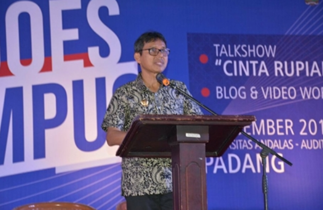 Gubernur Irwan Prayitno Hadiri BI Goes To Campus