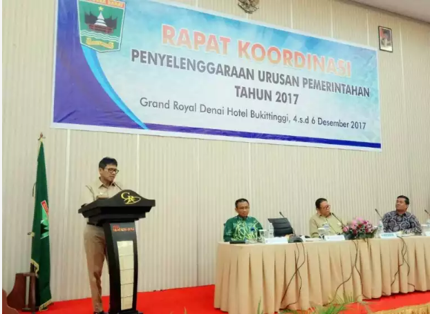 Gubernur Irwan Prayitno Paparkan Hasil EKPPD Terhadap LPPD Sumbar 2015 