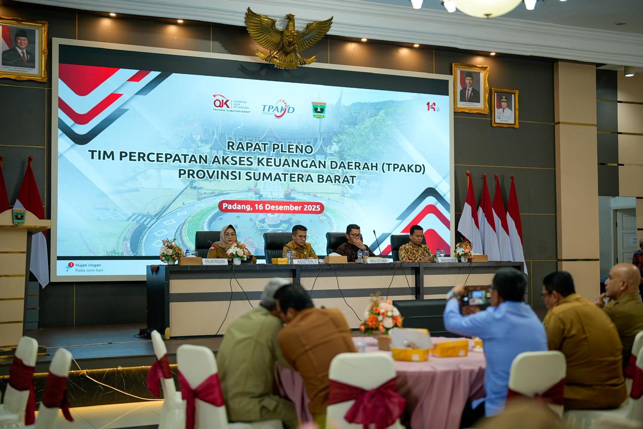 Akses Keuangan Dipercepat, TPAKD Sumbar Fokus Perkuat Pemulihan Masyarakat Pascabencana