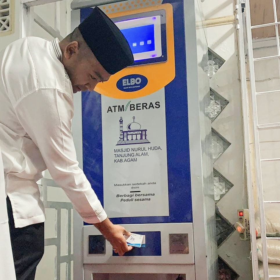 ATM Beras Ampek Angkek, Wagub: Digitalisasi Layanan Bagi Kaum Dhuafa