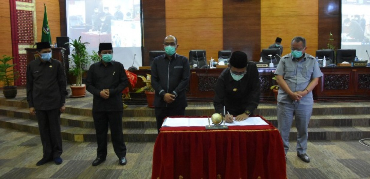 KUA PPAS APBD 2021 Sumbar Ditetapkan, DPRD Ingatkan Penanganan Covid-19 dan RPJMD